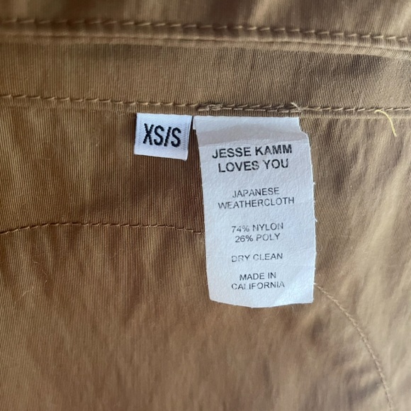 Jesse Kamm Japanese weather cloth jacket Tobacco - small - Picture 16 of 16